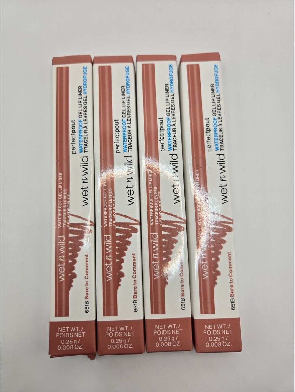 Wet n Wild Perfect Pout Matte Lip Liner Pencil, Shade 651B Bare to Comment, 0.25